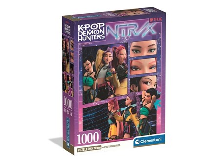 Clementoni KPop Demon Hunters – puzzle 1000 el., 37125