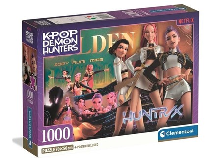 Clementoni KPop Demon Hunters – puzzle 1000 el., 37126