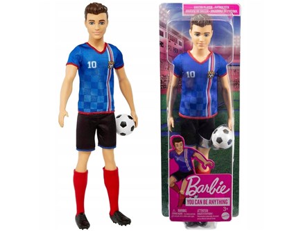 Barbie Ken piłkarz – lalka HCN15