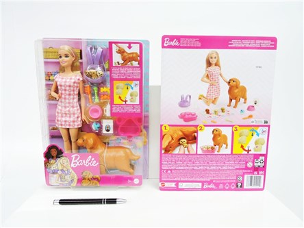Barbie Narodziny piesków – lalka i zestaw HCK75