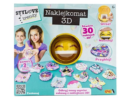 Epee Naklejkomat 3D – zestaw do tworzenia naklejek