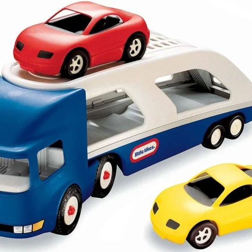 Little Tikes Big Car Carrier Laweta z 2 Samochodami 170430 Niebieska – widok 1