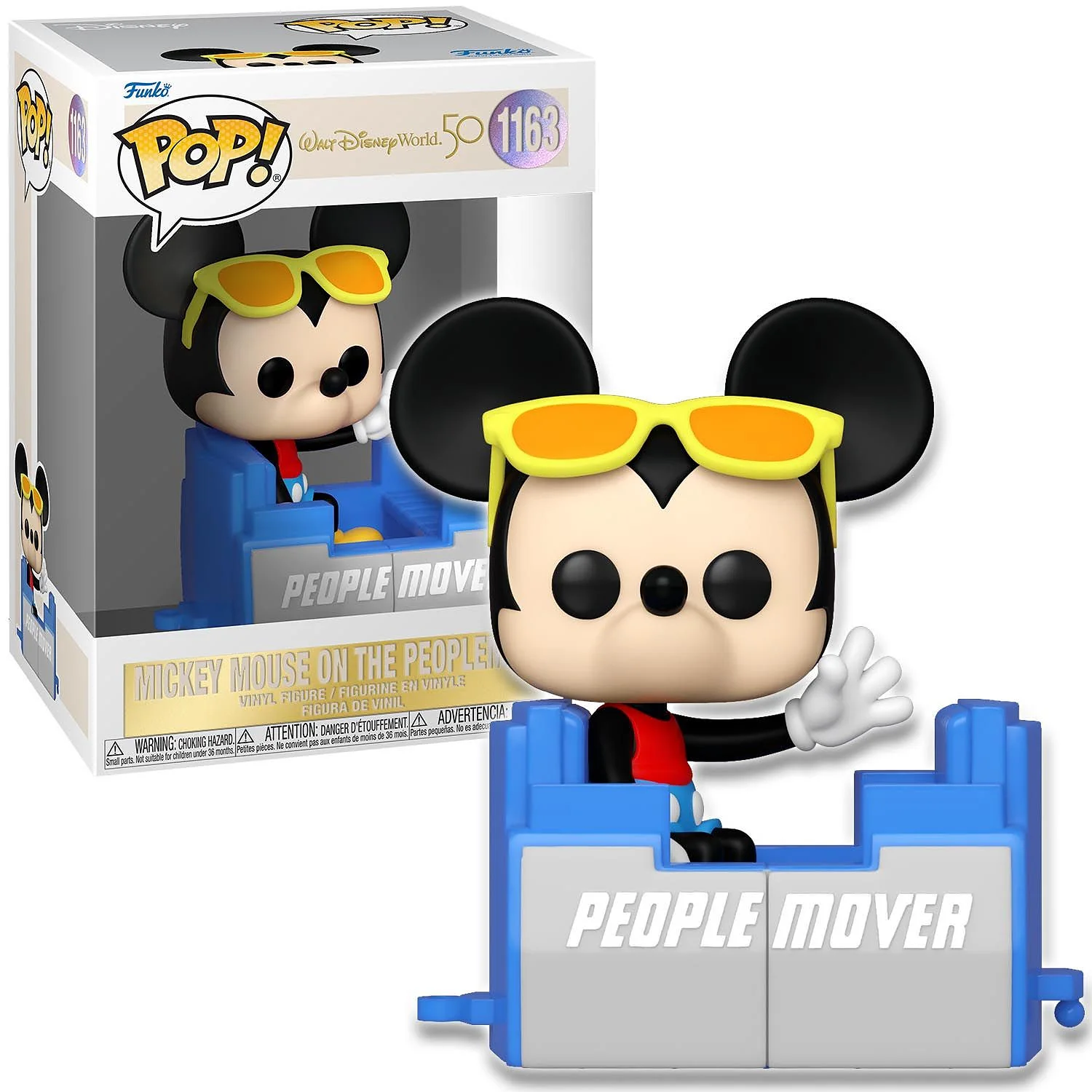Funko POP! Disney WDW50 People Mover Mickey Myszka Miki w Wagoniku 1163 – widok 1