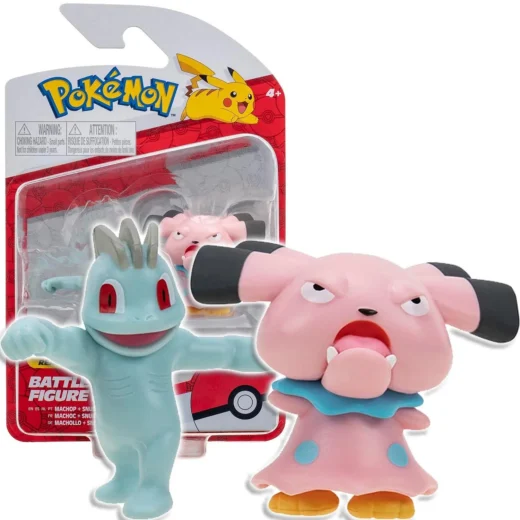 Pokemon Machop i Snubbull Figurka Kolekcjonerska Battle Figure Pack 2634 – widok 1