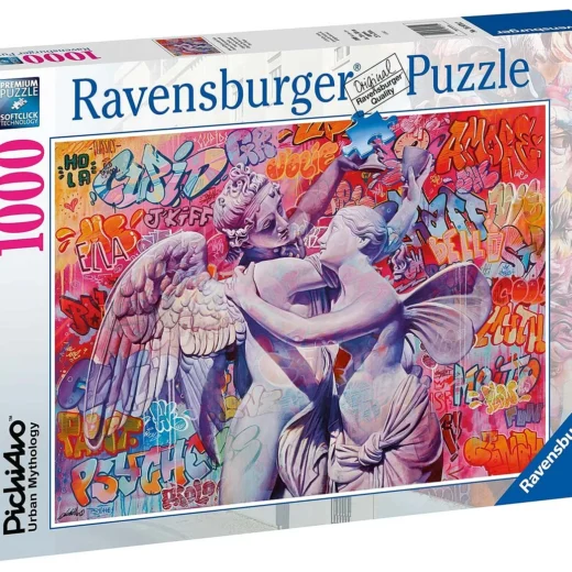 Ravensburger Puzzle 2D 1000 elementów: Amor i Psyche 16970 – widok 1