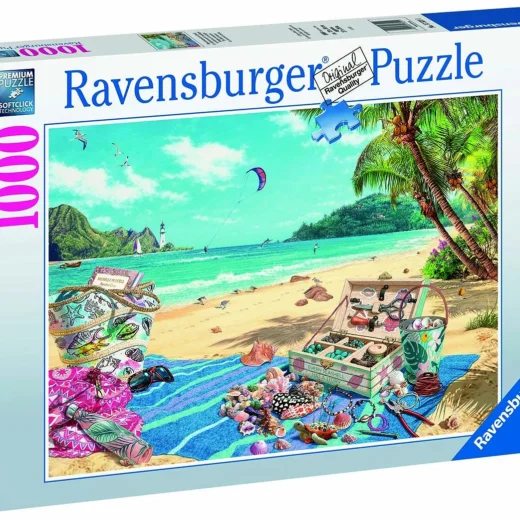 Ravensburger Puzzle 2D 1000 elementów: Kolekcja muszli 17321 – widok 1