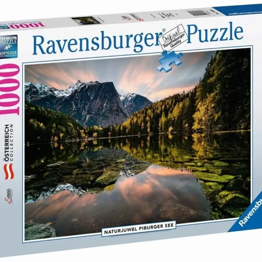 Ravensburger Puzzle 2D 1000 elementów: Jezioro Piburger 17326 – widok 1