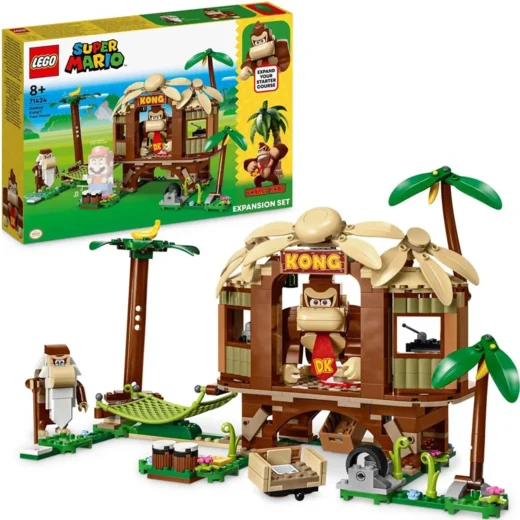 LEGO Super Mario Domek na Drzewie Donkey Konga Zestaw Rozszerzający 71424 – widok 1