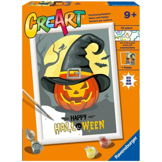 CreArt Wesołego Halloween Malowanie Po Numerach Ravensburger 23712 – widok 1