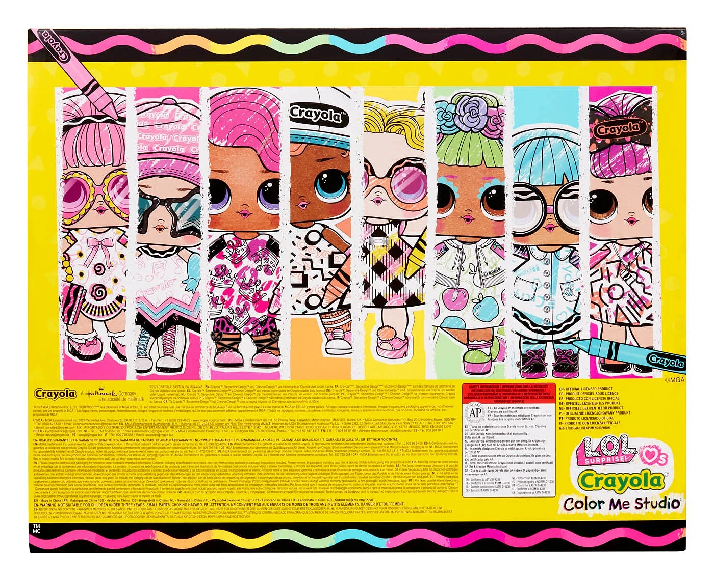 505273-EUC L.O.L. Surprise Loves CRAYOLA Color Me Studio Asst in PDQ – widok 4