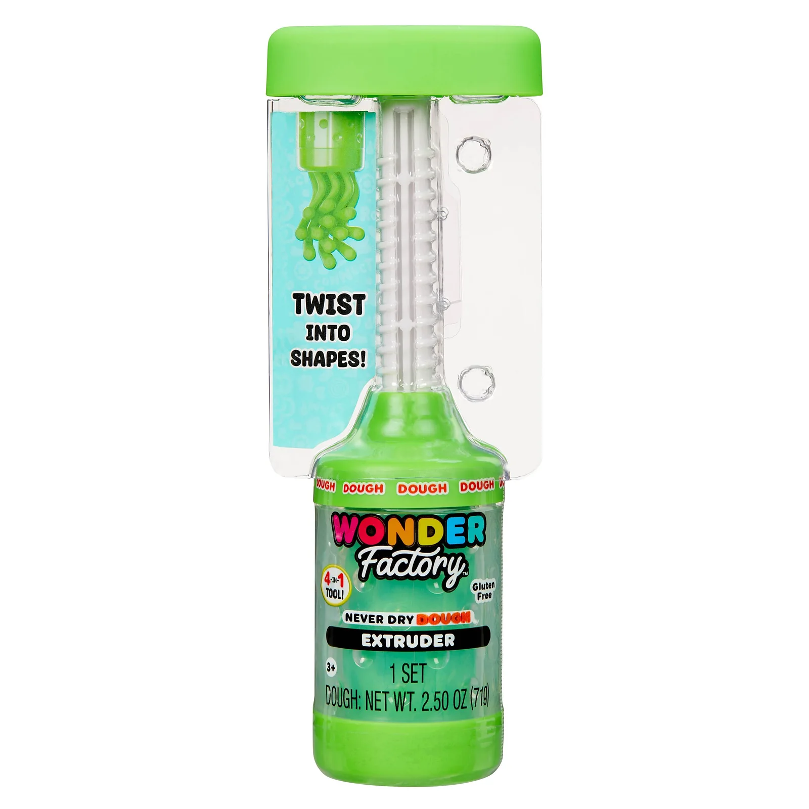 Wonder Factory Never Dry Dough Extruder – Green 532248 – widok 1
