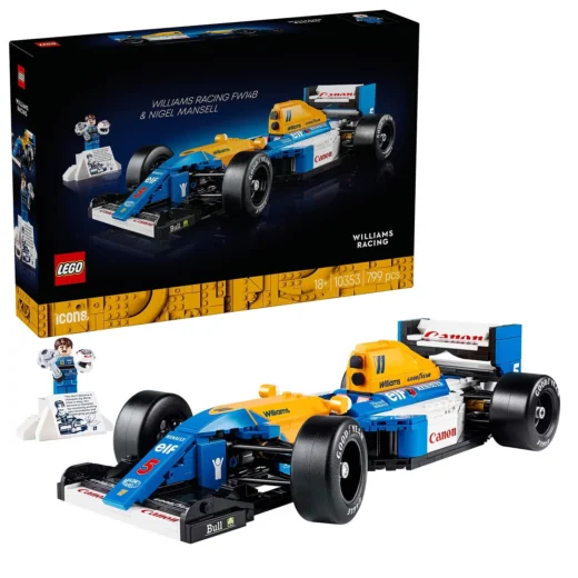 LEGO Icons Williams Racing Fw14B & Nigel Mansell 10353 – widok 1
