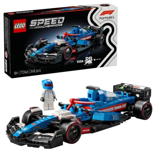LEGO Speed Champions Visa Cash App Rb Vcarb 01 F1 Race Car 77246 – widok 1