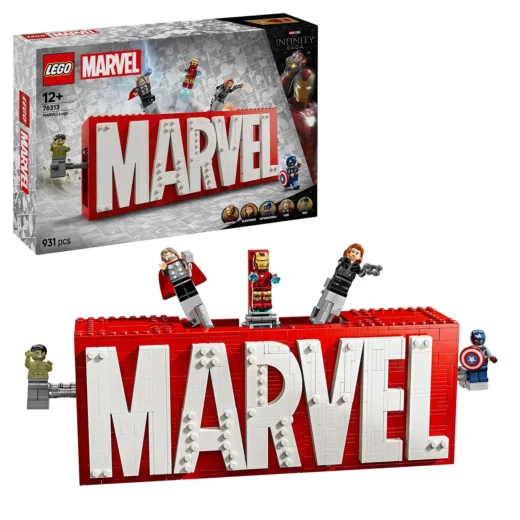 LEGO Super Heroes Marvel Logo & Minifigures 76313 – widok 1