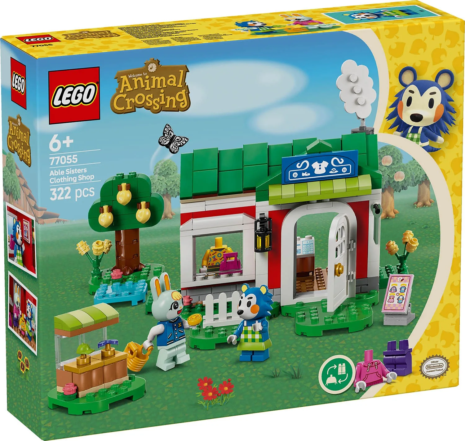 LEGO Animal Crossing Able Sisters Clothing Shop 77055 – widok 3