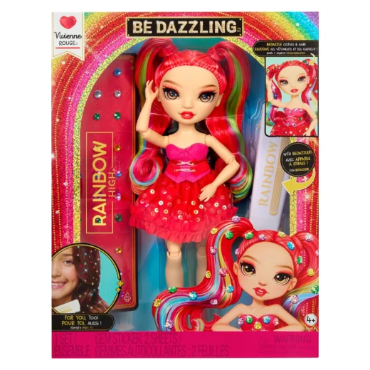 Rainbow High Be Dazzling-Vivienne Rouge 597803-EUC – widok 1