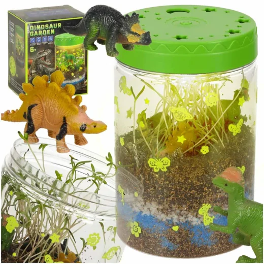Hodowla dinozaurów terrarium projektor z lampką nocną LED – widok 1